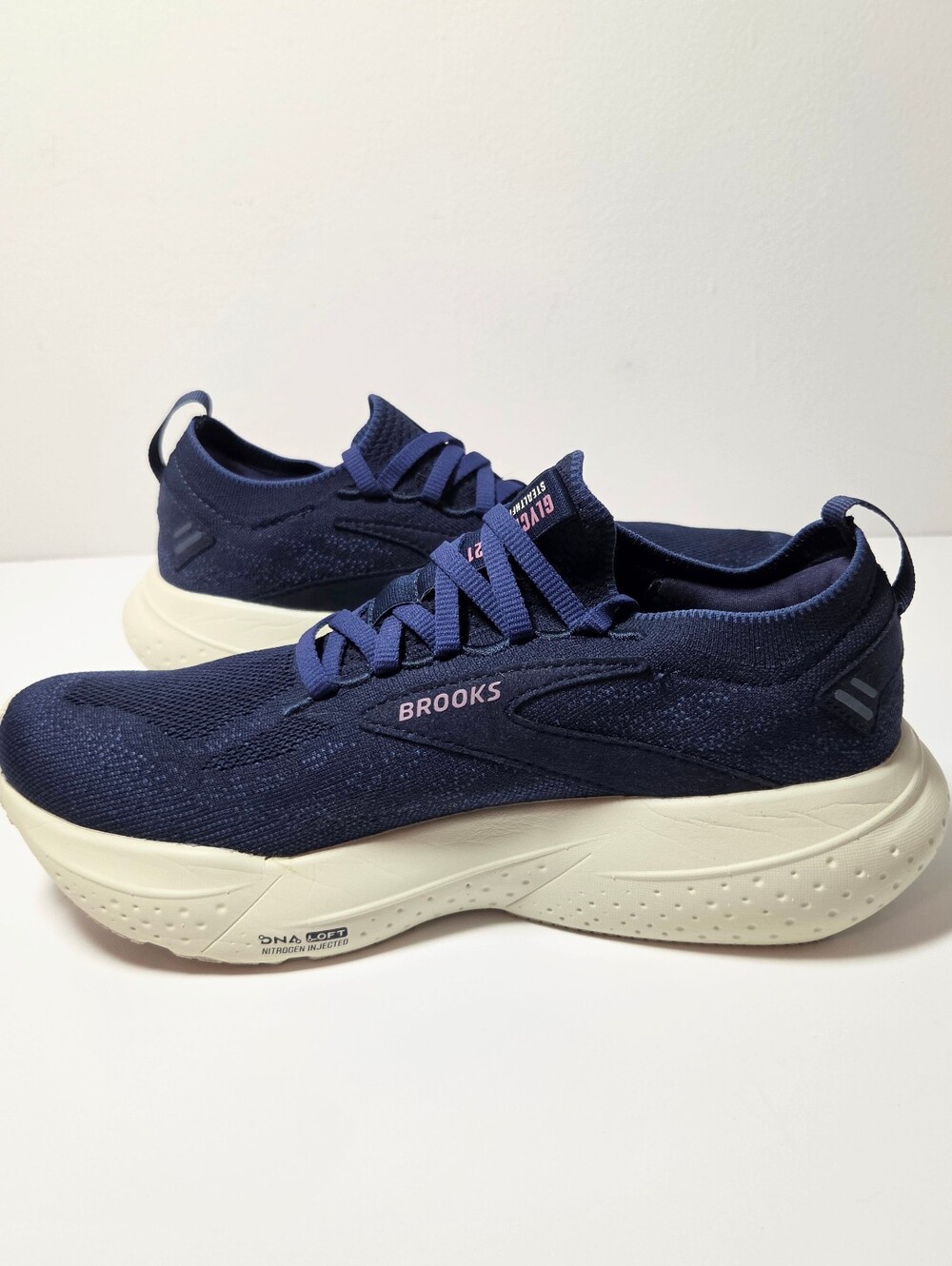 Brooks Glycerin 21 StealthFit Running Shoes - Navy Blue - Size 7.5 M - Picture 9 of 10